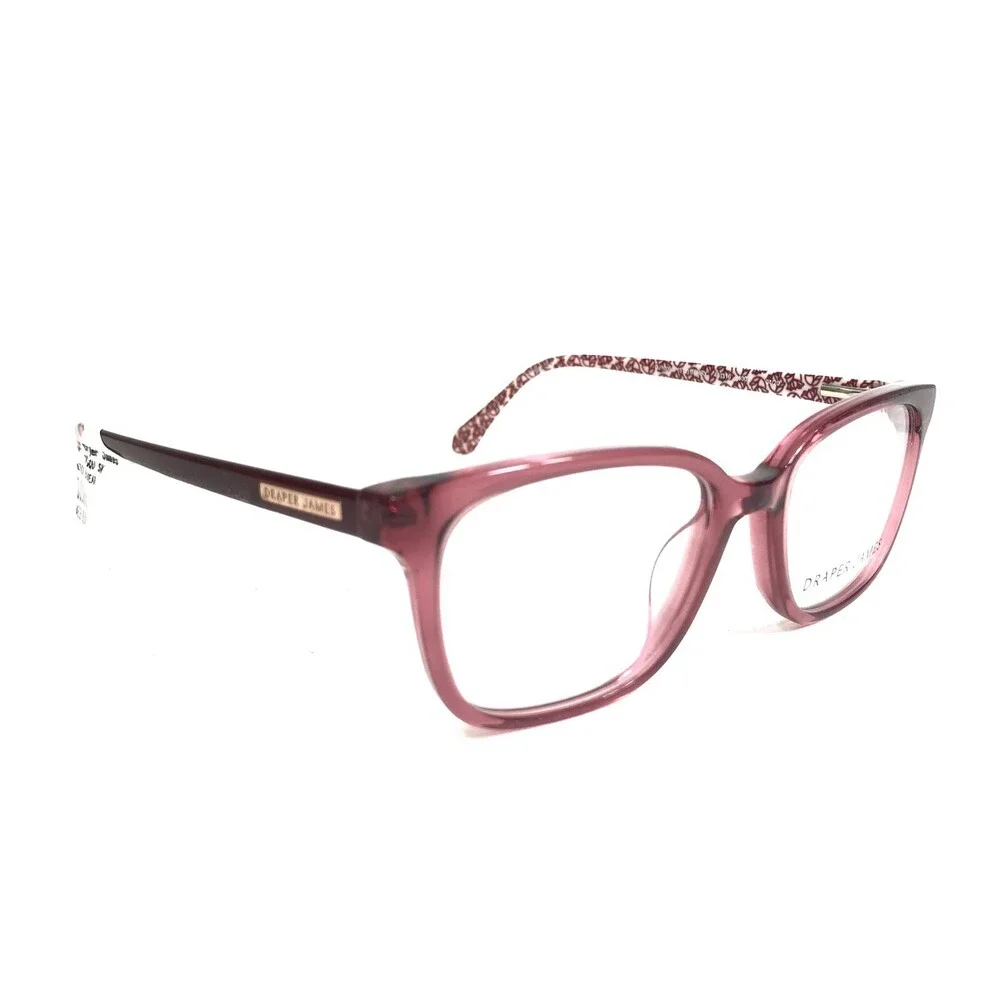 Draper James Eyeglasses Frames DJ1006 512 BERRY Red Purple White 46-16-130